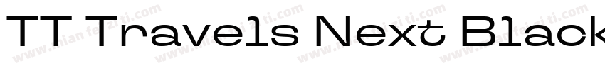TT Travels Next Black字体转换